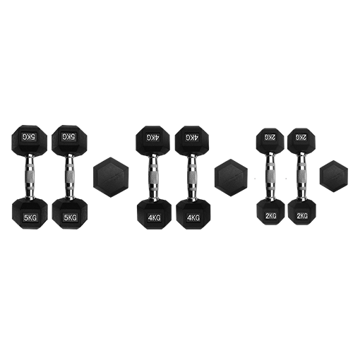 HIIT Hex Dumbbells